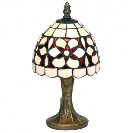 Amber Flower Tiffany Table Lamp 6"