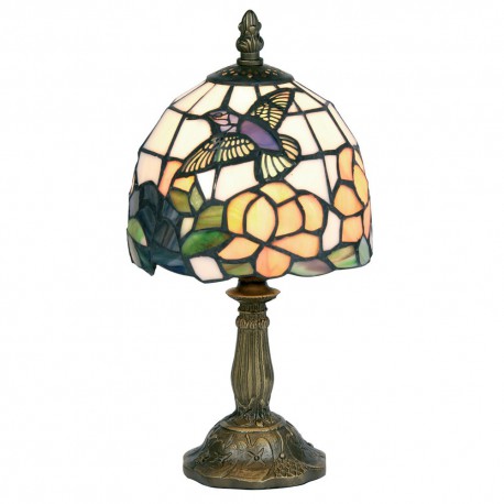 Humming Bird 6" Tiffany Table Lamp