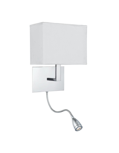 Searchlight Hotel LED 2 Light Adjustable Wall Light | Various Finishes