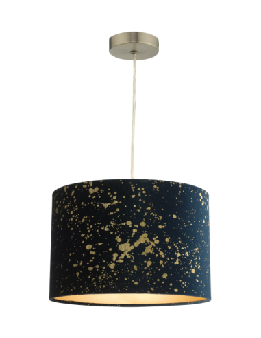 Dar Oxi Navy Blue Shade with Gold Speckle