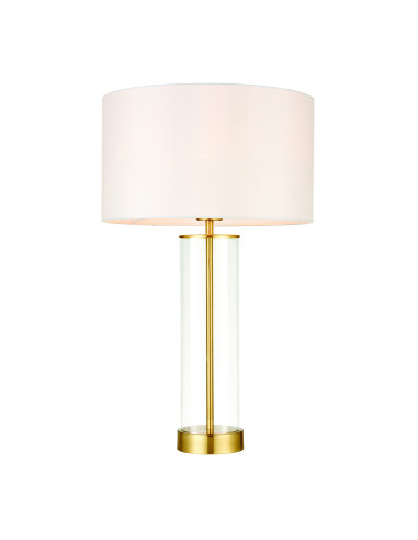 Endon Lessina Table Lamp Brushed Gold