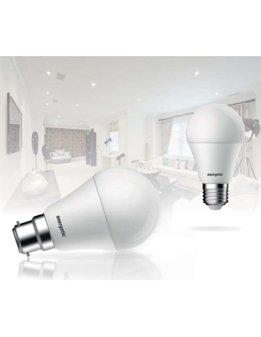 Energetic A60 LED 5.3W/40W Bulb Frosted | B22 or E27