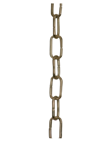 Oaks Large 227 Heavy Gauge Chain Per Metre Antique Brass