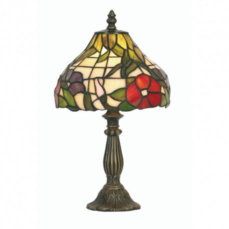 Peonies Tiffany Table Lamp 8"