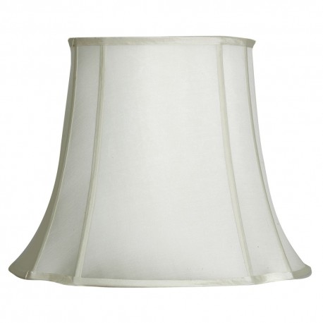 Oaks Oval To Square 17" Shade Ivory